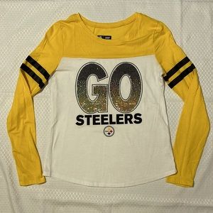 NFL Team Apparel STEELERS, tshirt with sequins